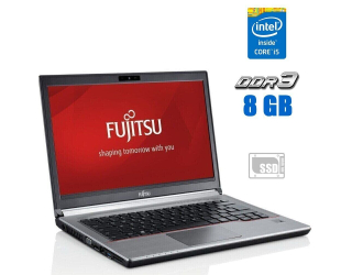 БУ Ноутбук Fujitsu LifeBook E734 / 13.3&quot; (1366x768) TN / Intel Core i5-4300M (2 (4) ядра по 2.6 - 3.3 GHz) / 8 GB DDR3 / 128 GB SSD / Intel HD Graphics 4600 / WebCam / Windows 10 Pro из Европы в Харькове