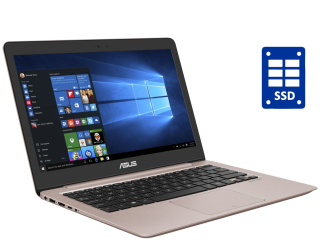 БУ Ультрабук Asus ZenBook UX310UA / 13.3&quot; (3200x1800) IPS / Intel Core i3-7100U (2 (4) ядра по 2.4 GHz) / 8 GB DDR4 / 256 GB SSD + 500 GB HDD / Intel HD Graphics 620 / Win 10  из Европы в Харькове