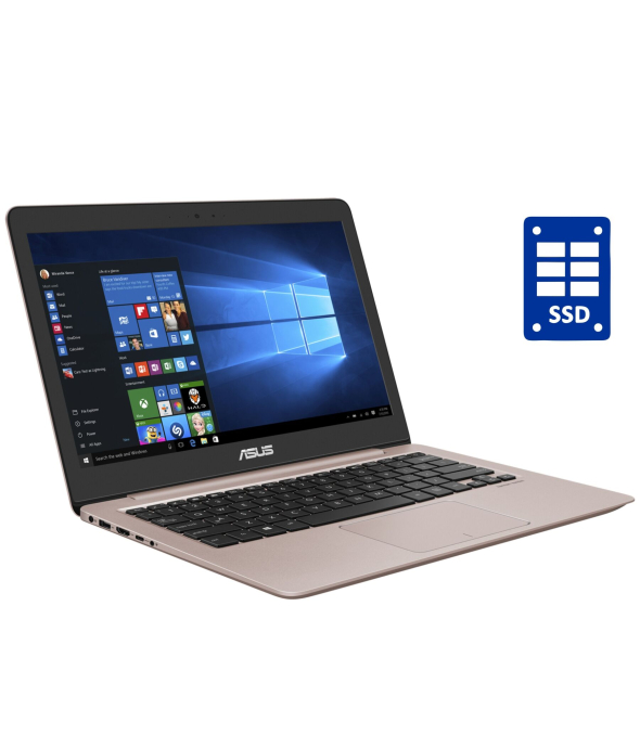 Ультрабук Asus ZenBook UX310UA / 13.3&quot; (3200x1800) IPS / Intel Core i3-7100U (2 (4) ядра по 2.4 GHz) / 8 GB DDR4 / 256 GB SSD + 500 GB HDD / Intel HD Graphics 620 / Win 10 - 1