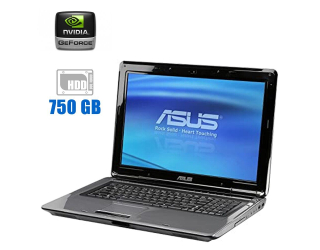БУ Ноутбук Б-класс Asus Pro 76S / 17.3&quot; (1600x900) TN / Intel Pentium T3400 (2 ядра по 2.16 GHz) / 4 GB DDR2 / 750 GB HDD / nVidia GeForce 9300M GS, 512 MB GDDR2, 64-bit / WebCam из Европы в Харькове