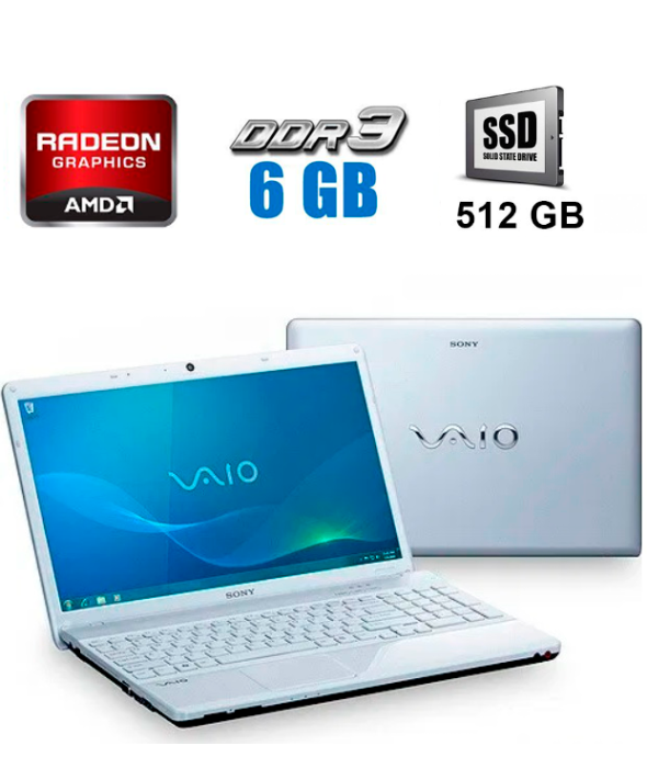 Ноутбук SONY VAIO sve 171 / 17.3&quot; (1600x900) TN / Intel Pentium B940 (2 ядра по 2.0 GHz) / 6 GB DDR3 / 500 GB SSD / AMD Radeon HD 7650M 1 GB DDR3, 128-bit / Webcam / USB. 3.0 / HDMI / VGA / DVD-ROM - 1