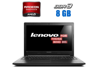 БУ Ноутбук Б-класс Lenovo G500 / 15.6&quot; (1366x768) TN / Intel Core i3-3110M (2 (4) ядра по 2.4 GHz) / 8 GB DDR3 / 256 GB SSD / AMD Radeon R5 M230, 1 GB DDR3, 64-bit / DVD-ROM из Европы в Харькове