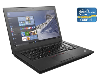 БУ Ноутбук Lenovo ThinkPad T470 / 14.1&quot; (1920x1080) TN / Intel Core i5-7300U (2 (4) ядра по 2.6 - 3.5 GHz) / 16 GB DDR4 / 128 GB SSD / Intel HD Graphics 620 / WebCam из Европы в Харькове