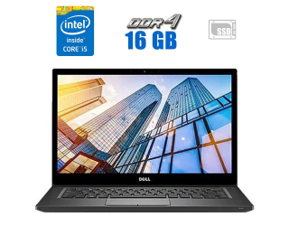 БУ Ноутбук Dell Latitude 7490 / 14&quot; (1920x1080) IPS Touch / Intel Core i5-8250U (4 (8) ядра по 1.6 - 3.4 GHz) / 16 GB DDR4 / 256 GB SSD / Intel UHD Graphics 620 / WebCam из Европы в Харкові