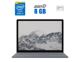 БУ Ультрабук Microsoft Surface Laptop 1769/ 13.5 &quot; (2256x1504) IPS Touch / Intel Core i5-8250U (4 (8) ядра по 1.6 - 3.4 GHz) / 8 GB DDR3 / 240 GB SSD / Intel UHD Graphics 620 / WebCam из Европы в Харкові