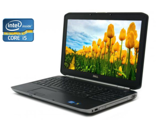 БУ Ноутбук Dell Latitude E5520 / 15.6&quot; (1366x768) TN / Intel Core i5-2430M (2 (4) ядра по 2.4 - 3.0 GHz) / 4 GB DDR3 / 320 GB HDD / Intel HD Graphics 3000 / WebCam из Европы в Харькове