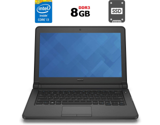 БУ Ноутбук Dell Latitude 3350 / 13.3&quot; (1366x768) TN / Intel Core i3-5005U (2 (4) ядра по 2.0 GHz) / 8 GB DDR3 / 120 GB SSD / Intel HD Graphics 5500 / WebCam / miniDP / HDMI из Европы в Харькове