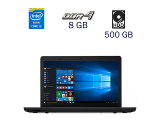 БУ Ноутбук Lenovo ThinkPad E570 / 15.6&quot; (1366x768) TN / Intel Core i3-6006U (2 (4) ядра по 2.0 GHz) / 8 GB DDR4 / 500 GB HDD / WebCam / Fingerprint / Windows 10 PRO Lic из Европы в Харькове