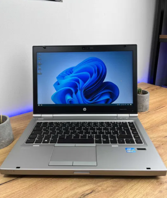 Ноутбук HP EliteBook 8460p / 14&quot; (1366x768) TN / Intel Core i5-3360M (2 (4) ядра по 2.8 - 3.5 GHz) / 8 GB DDR3 / 128 GB SSD / WebCam / Fingerprint / Intel HD Graphics 4000 / Windows 10 PRO Lic - 3