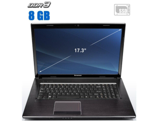 БУ Ноутбук Б-клас Lenovo G770/ 17.3 &quot; (1600x900) TN / Intel Core i3-2330M (2 (4) ядра по 2.2 GHz) / 8 GB DDR3 / 1000 Gb HDD / Intel HD Graphics 3000 / WebCam из Европы в Харкові