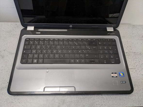 Ноутбук Б-клас HP Pavilion g7-1348SF / 17.3&quot; (1600x900) TN / AMD E2-3000 (2 ядра по 1.8 GHz) / 4 GB DDR3 / 500 Gb HDD / AMD Radeon HD 7450M, 1 GB DDR3, 64-bit / WebCam / DVD-ROM / NEW АКБ - 3