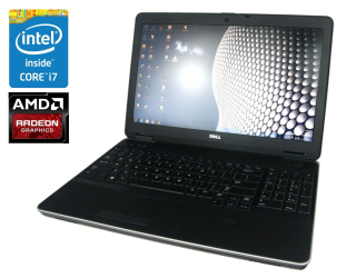 БУ Ігровий ноутбук Dell Latitude E6540/ 15.6 &quot; (1920x1080) TN / Intel Core i7-4800MQ (4 (8) ядра по 2.7 - 3.7 GHz) / 8 GB DDR3 / 256 GB SSD / AMD Radeon HD 8790M, 2 GB GDDR5, 128-bit / WebCam / DVD-ROM / Win 10 Pro из Европы в Харкові