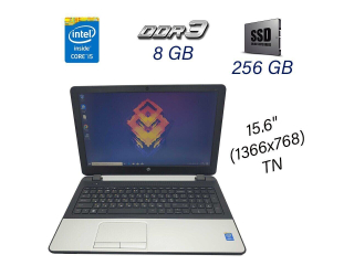 БУ Ноутбук HP 350 G1 / 15.6&quot; (1366x768) TN / Intel Core i5-4210U (2 (4) ядра по 1.7 - 2.7 GHz) / 8 GB DDR3 / 256 GB SSD / WebCam / Windows 10 PRO Lic из Европы в Харькове