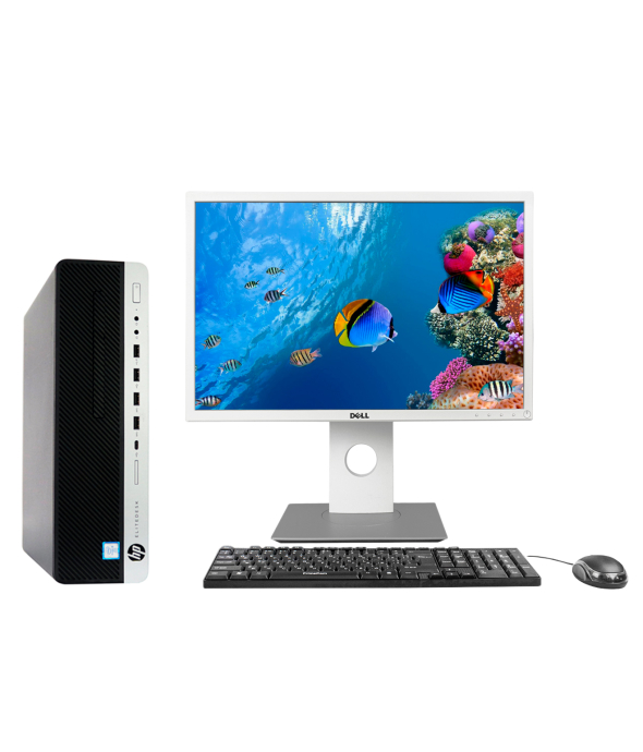 Комп'ютер HP EliteDesk 800 G3 SFF Intel Core i5-6500 16Gb RAM 256Gb SSD + Монітор 22&quot; Dell P2217WH 1680x1050 - 1