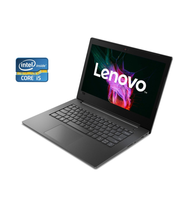 Ультрабук Lenovo V130-14IKB / 14&quot; (1920x1080) IPS / Intel Core i5-8250U (4 (8) ядра по 1.6 - 3.4 GHz) / 8 GB DDR4 / 256 GB SSD / Intel UHD Graphics 620 / WebCam / Win 10 Pro - 1