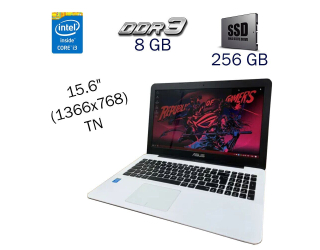 БУ Ноутбук Asus X555LJ / 15.6&quot; (1366x768) TN / Intel Core i3-5010U (2 (4) ядра по 2.1 GHz) / 8 GB DDR3 / 256 GB SSD / nVidia GeForce 920M, 2 GB DDR3, 64-bit / WebCam / Windows 10 PRO Lic из Европы в Харькове