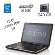 Ноутбук Fujitsu LifeBook A512 / 15.6" (1366x768) TN / Intel Core i5-3320M (2 (4) ядра по 2.6 - 3.3 GHz) / 8 GB DDR3 / 240 GB SSD / Intel HD Graphics 4000 / WebCam / Windows 10 PRO Lic - 1