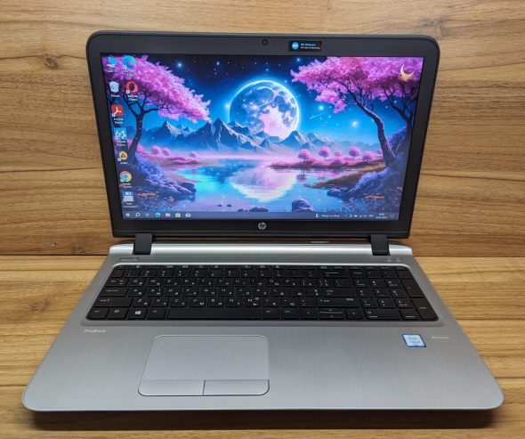 Ноутбук HP ProBook 450 G3 / 15.6&quot; (1366x768) TN / Intel Core i5-6200U (2 (4) ядра по 2.3 - 2.8 GHz) / 8 GB DDR3 / 240 GB SSD / WebCam / Fingerprint / Windows 10 PRO Lic - 2