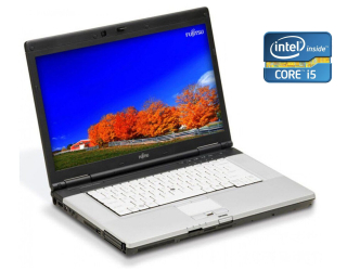 БУ Ноутбук Fujitsu LifeBook E780 / 15.6&quot; (1366x768) TN / Intel Core i5-520M (2 (4) ядра по 2.4 - 2.93 GHz) / 8 GB DDR3 / 128 GB SSD / Intel HD Graphics / WebCam / DVD-ROM / Win 10 Pro из Европы в Харькове