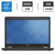 Ноутбук Dell Latitude E5450 / 14" (1366x768) TN / Intel Core i5-5300U (2 (4) ядра по 2.3 - 2.9 GHz) / 8 GB DDR3 / 120 GB SSD / Intel HD Graphics 5500 / WebCam - 1