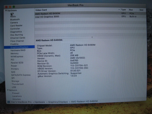 Ноутбук Apple MacBook Pro A1286 (2011) / 15.4&quot; (1440x900) TN / Intel Core i7-2635QM (4 (8) ядра по 2.0 - 2.9 GHz) / 8 GB DDR3 / 256 GB SSD / AMD Radeon HD 6490M, 256 MB GDDR5, 64-bit / WebCam - 13