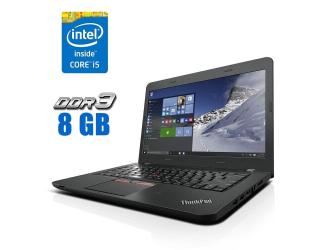 БУ Ультрабук Lenovo ThinkPad E460 / 14&quot; (1920x1080) IPS / Intel Core i5-6200U (2 (4) ядра по 2.3 - 2.8 GHz) / 8 GB DDR3 / 240 GB SSD / Intel HD Graphics 520 / WebCam из Европы в Харькове