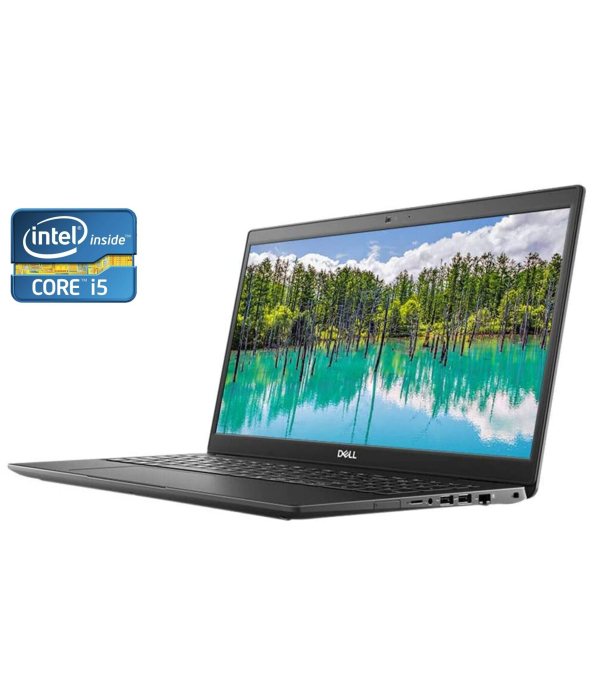 Ноутбук Dell Latitude 3510 / 15.6&quot; (1920x1080) TN / Intel Core i5-10210u (4 (8) ядра по 1.6 - 4.2 GHz) / 8 GB DDR4 / 256 GB SSD / Intel UHD Graphics / WebCam - 1