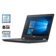 Ноутбук Б-класс Dell Latitude E5470 / 14" (1920x1080) IPS Touch / Intel Core i5-6300U (2 (4) ядра по 2.4 - 3.0 GHz) / 8 GB DDR4 / 240 GB SSD M.2 / Intel HD Graphics 520 / WebCam / HDMI / Windows 10 лицензия - 1