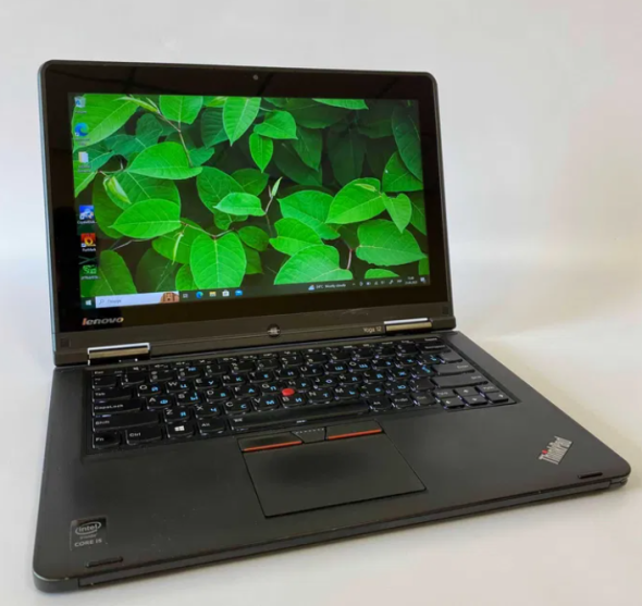 Ультрабук Lenovo ThinkPad Yoga 12 / 12.5&quot; (1366x768) TN Touch / Intel Core i5-5200U (2 (4) ядра по 2.2 GHz) / 4 GB DDR4 / 256 GB SSD / Intel HD Graphics 5500 / WebCam - 2