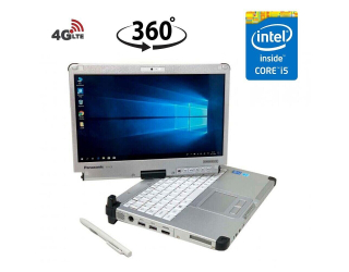 БУ Защищенный ноутбук-трансформер Б-класс Panasonic CF-C2 / 12.5&quot; (1366×768) IPS Touch / Intel Core i5-3427U (2 (4) ядра по 1.8 - 2.8 GHz) / 4 GB DDR3 / 120 GB SSD / Intel HD Graphics 4000 / 4G Modem / HDMI из Европы в Харькове