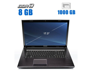 БУ Ноутбук Б-класс Lenovo G770 / 17.3&quot; (1600x900) TN / Intel Core i3-2350M (2 (4) ядра по 2.3 GHz) / 8 GB DDR3 / 1000 GB HDD / Intel HD Graphics 4000 / WebCam / Без АКБ из Европы в Харькове