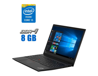 БУ Ноутбук Lenovo ThinkPad E590/ 15.6 &quot; (1920x1080) IPS / Intel Core i5-8265U (4 (8) ядра по 1.6 - 3.9 GHz) / 8 GB DDR4 / 256 GB SSD / Intel UHD Graphics / WebCam из Европы в Харкові