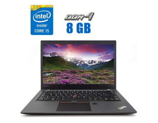 БУ Ультрабук Lenovo ThinkPad T470s / 14&quot; (1920x1080) IPS / Intel Core i5-6300U (2 (4) ядра 2.4 - 3.0 GHz) / 8 GB DDR4 / 240 GB SSD / Intel HD Graphics 520 / WebCam / HDMI из Европы в Харькове