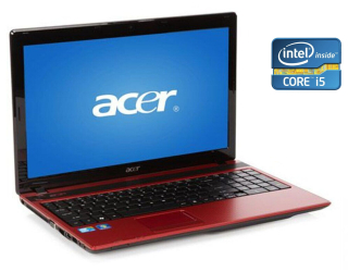 БУ Ноутбук Acer Aspire 5742Z / 15.6&quot; (1366x768) TN / Intel Core i5-520M (2 (4) ядра по 2.4 - 2.93 GHz) / 8 GB DDR3 / 500 GB HDD / Intel HD Graphics / WebCam / DVD-RW / Win 10 Pro из Европы в Харькове