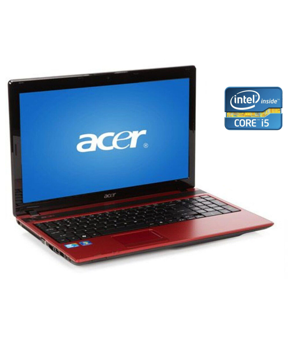 Ноутбук Acer Aspire 5742Z / 15.6 &quot; (1366x768) TN / Intel Core i5-520M (2 (4) ядра по 2.4 - 2.93 GHz) / 8 GB DDR3 / 500 Gb HDD / Intel HD Graphics / WebCam / DVD-RW / Win 10 Pro - 1