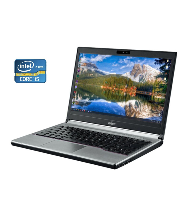 Ноутбук Fujitsu LifeBook E734 / 13.3&quot; (1366x768) TN / Intel Core i5-4210M (2 (4) ядра по 2.6 - 3.2 GHz) / 8 GB DDR3 / 128 GB SSD / Intel HD Graphics 4600 / WebCam / Win 10 - 1