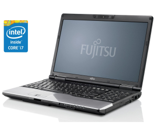 БУ Ноутбук Fujitsu LifeBook E782 / 15.6&quot; (1366x768) TN / Intel Core i7-3520M (2 (4) ядра по 2.9 - 3.6 GHz) / 8 GB DDR3 / 1000 GB SSD / Intel HD Graphics 4000 / Win 10 Pro / АКБ не держит из Европы в Харькове