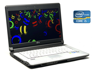 БУ Ноутбук Fujitsu LifeBook S710 / 14&quot; (1366x768) TN / Intel Core i5-520M (2 (4) ядра по 2.4 - 2.93 GHz) / 8 GB DDR3 / 128 GB SSD / Intel HD Graphics / WebCam / Win 10 Pro из Европы в Харькове