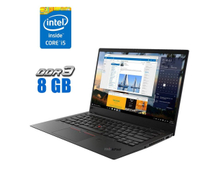 БУ Ультрабук Lenovo ThinkPad X1 Carbon G4/ 14 &quot; (1920x1080) IPS / Intel Core i5-6300U (2 (4) ядра по 2.4 - 3.0 GHz) / 8 GB DDR3 / 240 GB SSD / Intel HD Graphics 520 / WebCam из Европы в Харкові