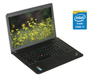 БУ Ноутбук Lenovo ThinkPad E540 / 15.6&quot; (1366x768) TN / Intel Core i7-4702MQ (4 (8) ядра по 2.2 - 3.2 GHz) / 8 GB DDR3 / 250 GB SSD / Intel HD Graphics 4600 / WebCam / DVD-ROM / Win 10 из Европы в Харкові