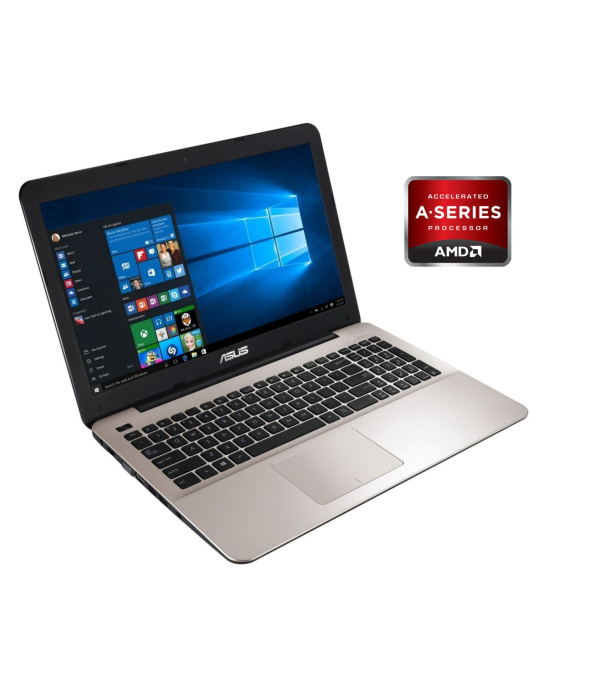 Ноутбук Asus X555Q / 15.6&quot; (1366x768) TN / AMD A12-9720P (4 ядра по 2.7 - 3.6 GHz) / 8 GB DDR4 / 256 GB SSD / AMD Radeon R7 Graphics / WebCam / Win 10 - 1