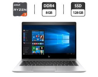 БУ Ультрабук HP EliteBook 735 G5 / 14&quot; (1920x1080) IPS / AMD Ryzen 3 2300U (4 ядра по 2.0 - 3.4 GHz) / 8 GB DDR4 / 128 GB SSD / AMD Radeon Vega 6 Graphics / WebCam / HDMI из Европы в Харькове