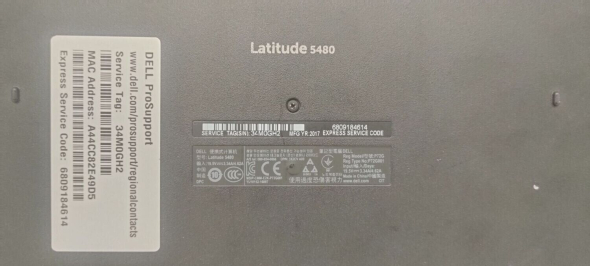 Ультрабук Б-класс Dell Latitude 5480 / 14&quot; (1920x1080) TN / Intel Core i5-7300U (2 (4) ядра по 2.6 - 3.5 GHz) / 8 GB DDR4 / 512 GB SSD / Intel HD Graphics 620 - 8