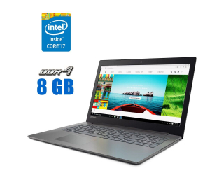 БУ Ноутбук Lenovo IdeaPad 320-15IKB / 15.6&quot; (1920x1080) TN / Intel Core i7-7500U (2 (4) ядра по 2.7 - 3.5 GHz) / 8 GB DDR4 / 256 GB SSD / Intel HD Graphics 620 / WebCam из Европы в Харькове