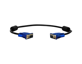 БУ Новий кабель VGA-VGA 0.5m D-Sub 15Pin з феритовими кільцями из Европы
