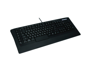 БУ Ігрова клавіатура SteelSeries APEX RAW з білою підсвіткою і макроклавішами (64133) из Европы в Харкові