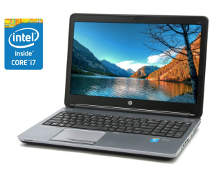 БУ Ноутбук HP ProBook 650 G1 / 15.6&quot; (1920x1080) TN / Intel Core i7-4800MQ (4 (8) ядра по 2.7 - 3.7 GHz) / 8 GB DDR3 / 240 GB SSD / Intel HD Graphics 4600 /  WebCam / DVD-ROM / Win 10 Pro из Европы в Харкові