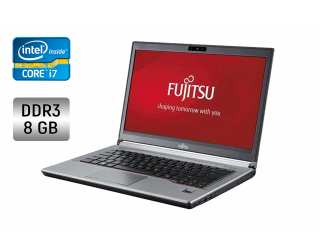 БУ Ноутбук Б-класс Fujitsu LifeBook E746 / 14&quot; (1920x1080) TN / Intel Core i7-6600U (2 (4) ядра по 2.6 - 3.4 GHz) / 8 GB DDR4 / 240 GB SSD / Intel HD Graphics 520 / WebCam / Windows 10 из Европы в Харькове