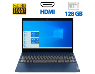 БУ Новый ноутбук Lenovo IdeaPad 3 15ITL05 / 15.6&quot; (1920x1080) TN / Intel Core i3-1115G4 (2 (4) ядра по 3.0 - 4.1 GHz) / 4 GB DDR4 / 128 GB SSD / Intel UHD Graphics 630 / WebCam из Европы в Харькове