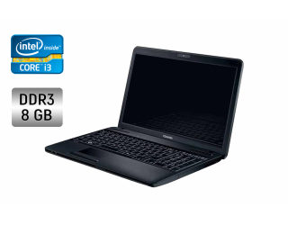 БУ Ноутбук Toshiba Satellite C660 / 15.6&quot; (1366x768) TN / Intel Core i3-380M (2 (4) ядра по 2.53 GHz) / 8 GB DDR3 / 128 GB SSD / Intel HD Graphics / WebCam / DVD-RW из Европы в Харькове